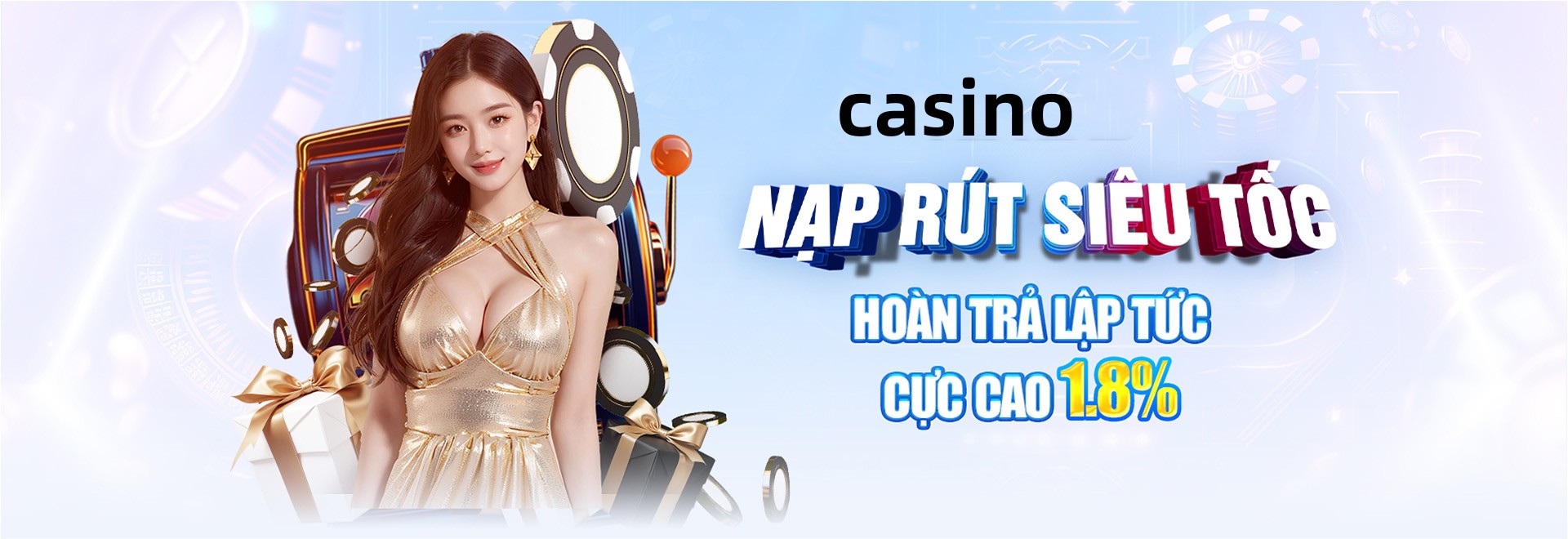 Hình ảnh quảng cáo của 5699 hiển thị nền tảng và các lợi ích