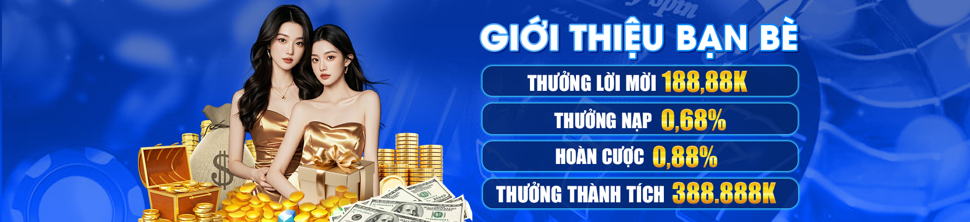 Hình ảnh quảng cáo của 5699 hiển thị nền tảng và các lợi ích