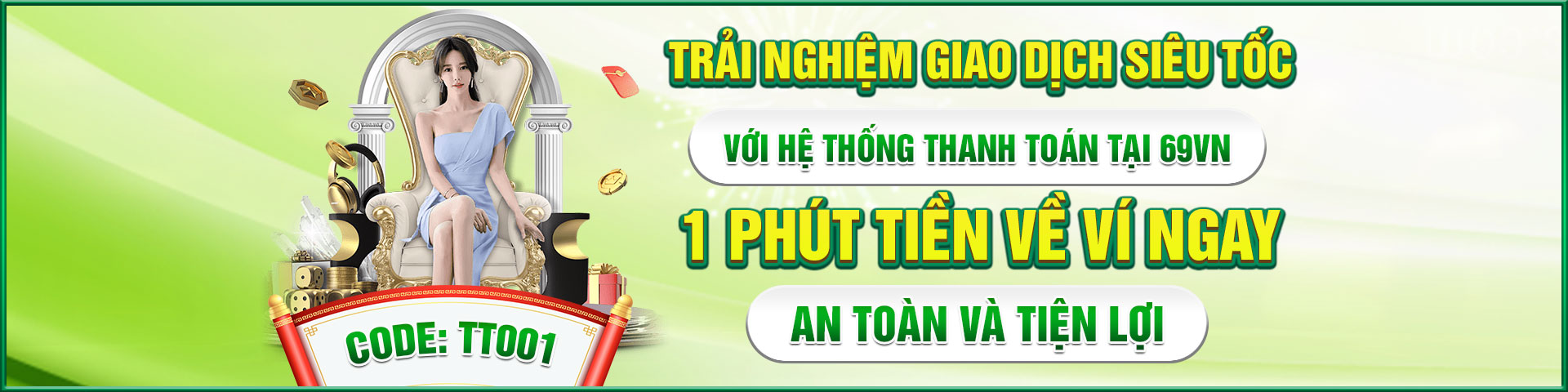 Hình ảnh quảng cáo của 5699 hiển thị nền tảng và các lợi ích